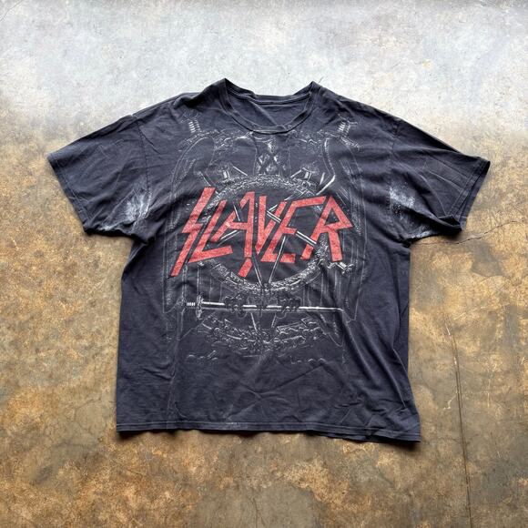 Slayer Other - Vintage Y2K‎ Super Faded Slayer T-shirt